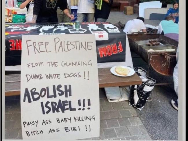 Hope St Radio has come under fire after an anti-Semitic sign was created at its banner making event.