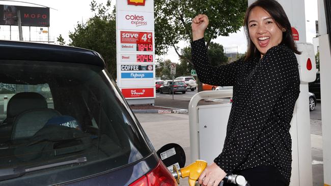 Petrol prices across Melbourne have already begun to fall. Picture: David Caird