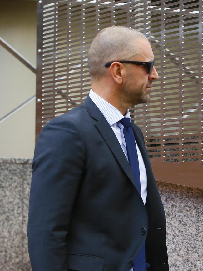 Lawyer Daniel Bearman leaves the Hobart Magistrates Court. PICTURE: MATT THOMPSON