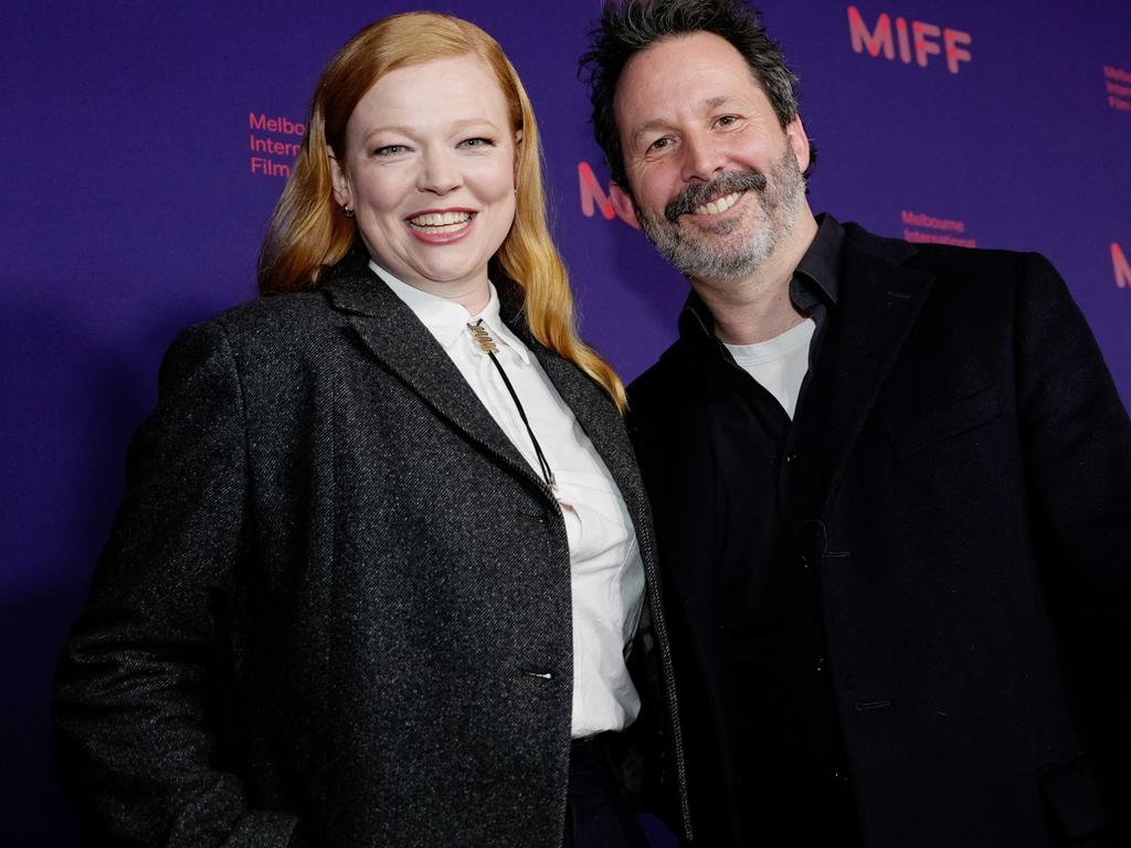 Sarah Snook and Dave Lawson. Picture: Asanka Ratnayake/Getty Images