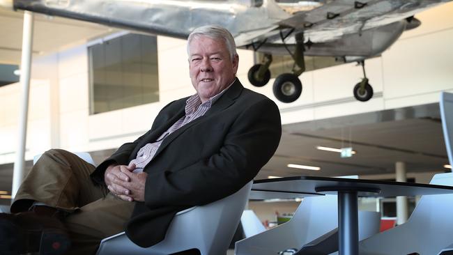 A proud John Wagner at his Toowoomba Wellcamp Airport in 2018. Lyndon Mechielsen/The Australian