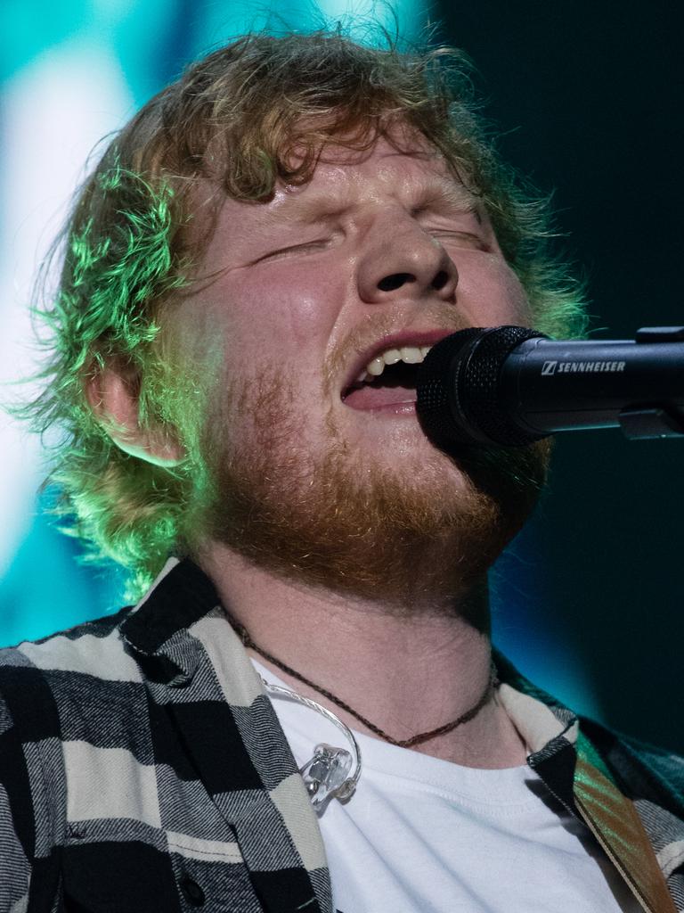 UK singer-songwriter Ed Sheeran. Picture: AAP