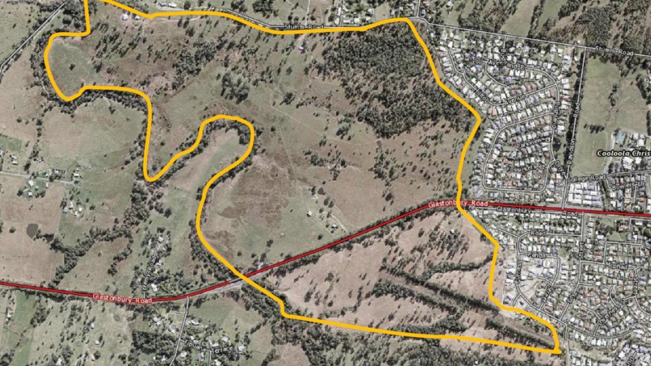 The proposed new estate would sit between the Southside and Nahrunda, along Glastonbury Rd.