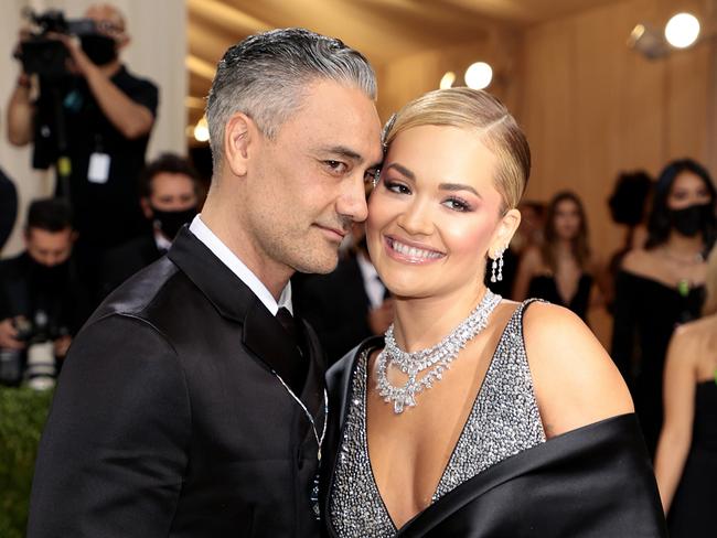 Taika Waititi and Rita Ora are still going strong. Picture: Dimitrios Kambouris/Getty