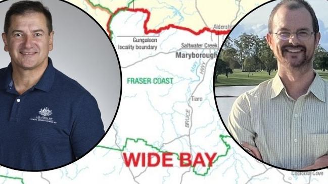 Wide Bay Independent candidate Casey Iddon (right) has accused LNP incumbent Llew OâBrien of dodging a debate with him and following a âsafe seat playbookâ in the campaign. Mr OâBrien has denied this, and said he would not dance to Mr Iddonâs tune. He also alluded to a smear campaign targeting family and staff.