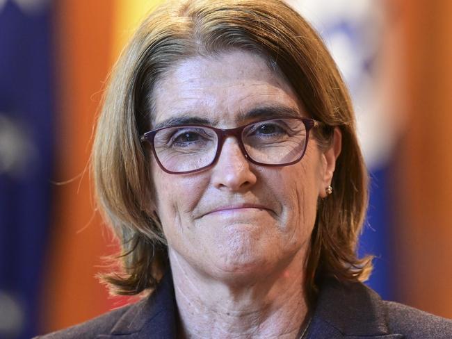 CANBERRA, AUSTRALIA, NewsWire Photos. JULY 14, 2023: Michele Bullock the Next Reserve Bank of Australia Governor at  Parliament House in Canberra. Picture: NCA NewsWire / Martin Ollman