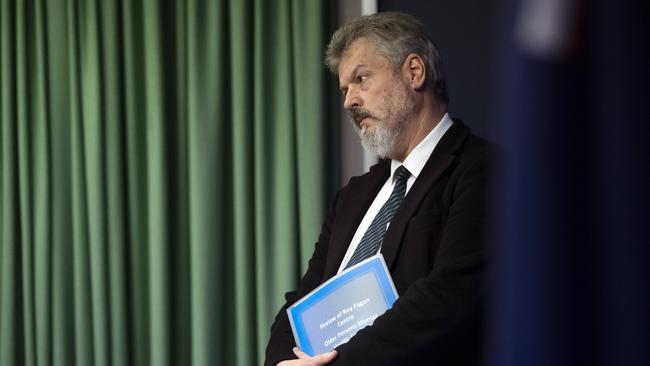 Chief Psychiatrist Dr Aaron Groves at the release of the report. Picture: Chris Kidd