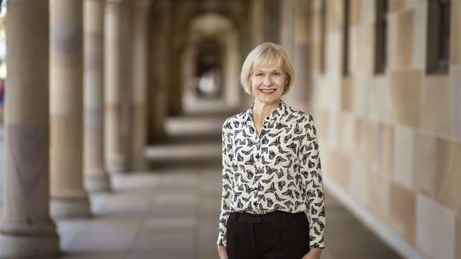 Professor Deborah Terry told the ­National Press Club the federal government needs to co-ordinate the return of international students, even as it waits for quarantine blueprints from the states. Picture: Glenn Hunt