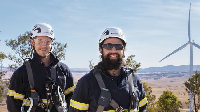 Golden Plains wind farm site personnel