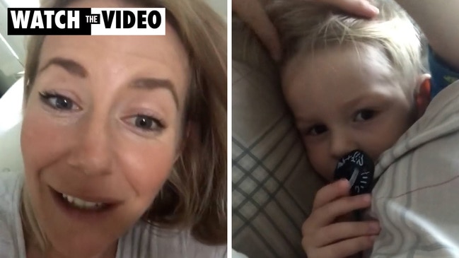 Sally Faulkner sends video to her kids