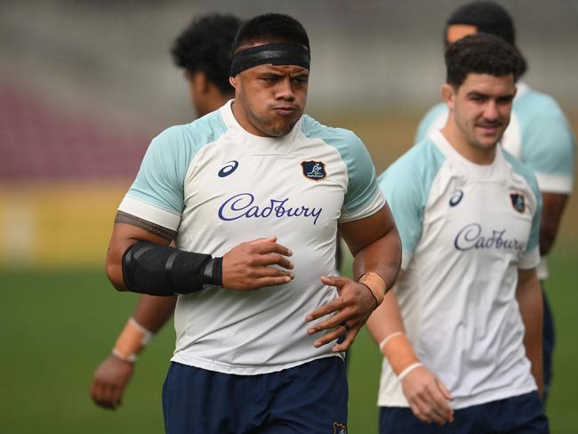 Allan Alaalatoa will captian the Wallabies against South Africa. Picture: Matt Roberts/Getty Images