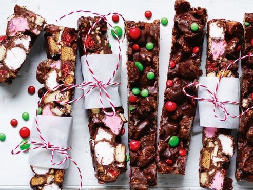 Christmas rocky road. See below for recipe.