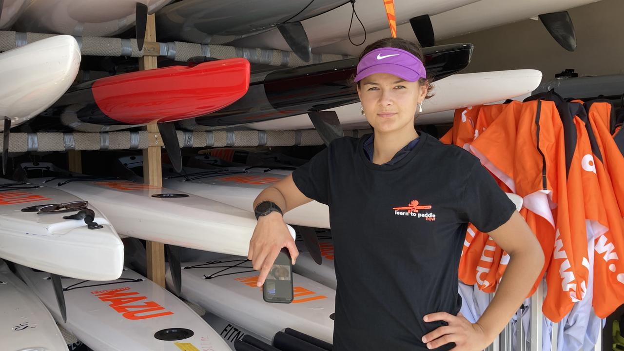 Nicci Vesely, whose family runs Learn to Paddle Now Mosman, said the climate road action impacted her business. She is not a member of the protest group.