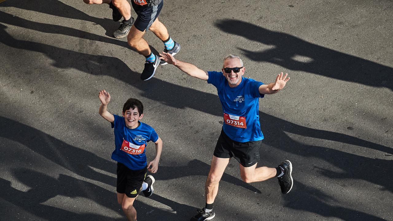 City to Bay participants running in Adelaide, Sunday, Sept. 15, 2019. Picture: MATT LOXTON