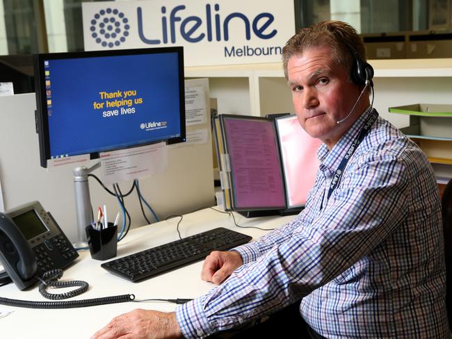 Malcolm Browning has been a Lifeline volunteer for many years. Picture: Mark Wilson