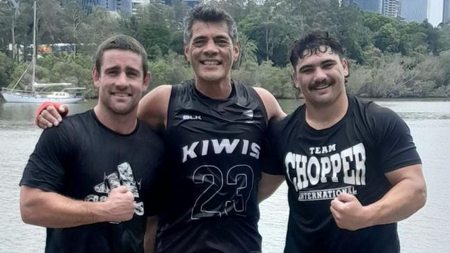 (L-R) Andrew McCulloch, Stephen Kearney and Valynce Te Whare