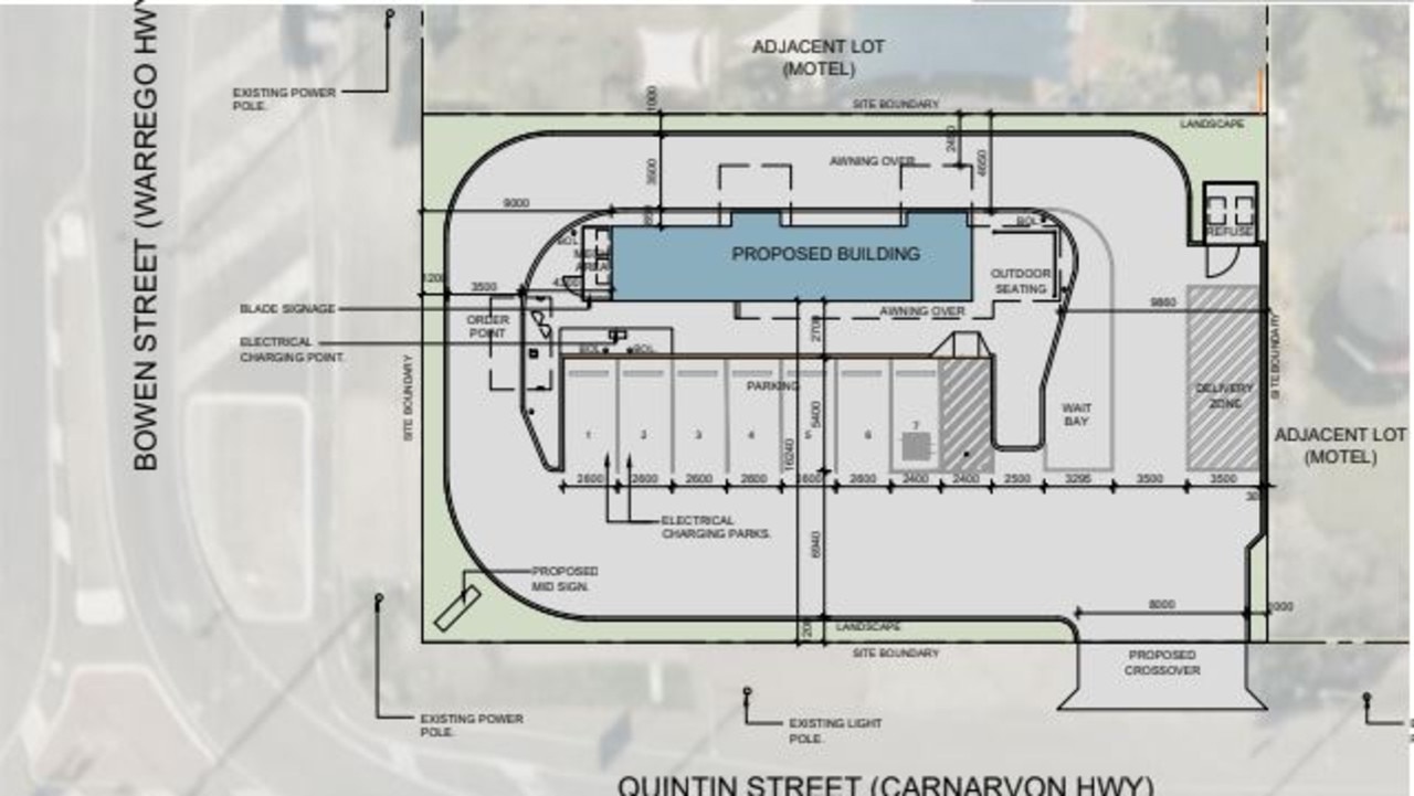 The configuration of the developer’s proposal.