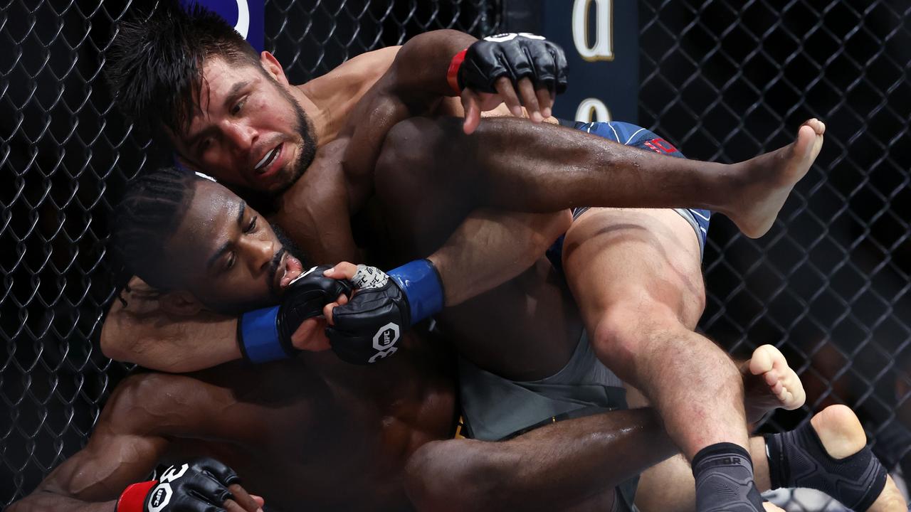 Aljamain Sterling fights against Henry Cejudo. Sterling won by judge’s decision. (Photo by Sarah Stier/Getty Images)