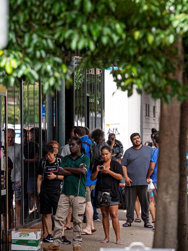 Thousands of Territorians were forced onto Centrelink, having lost their jobs