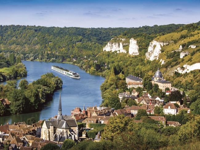 Cruising past Les Andelys. Picture: Scenic