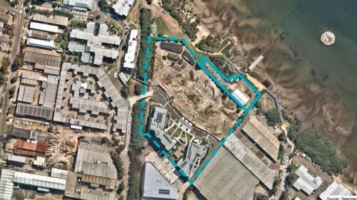 The site of the proposed development. Picture: Anglicare