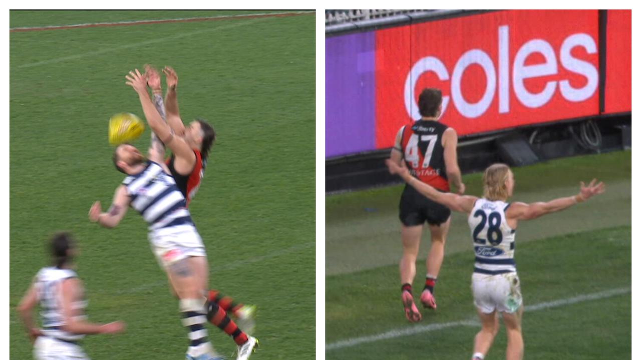 AFL commentators, Dons fans ‘explode’ over two questionable calls in two minutes