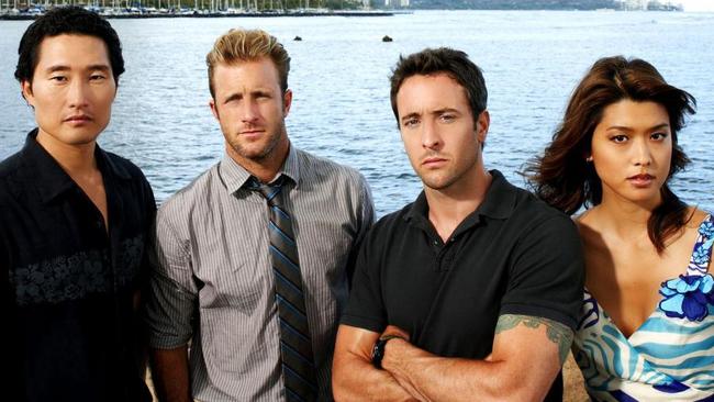 The Hawaii Five-O cast.