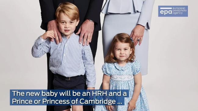 EXPLAINER: Royal baby number three