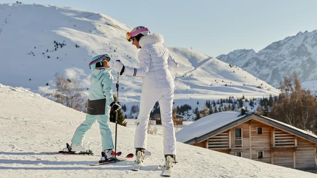 Alpe d'Huez in the French Alps.