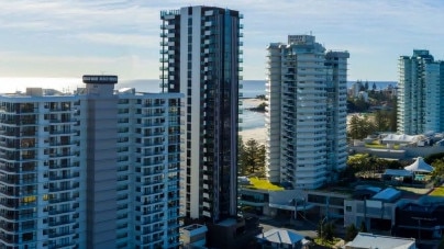 The Coolangatta skyline. City officers recommend a new 17-level tower should be approved in McLean Street.