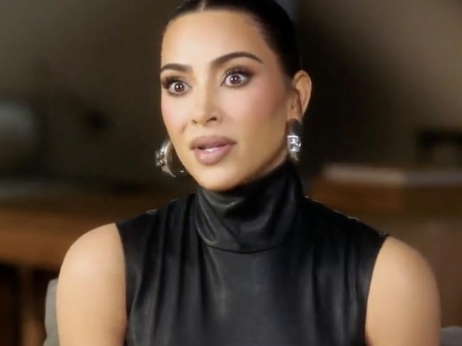 Kim revealed her kids 'know about' Kanye's outbursts on social media.