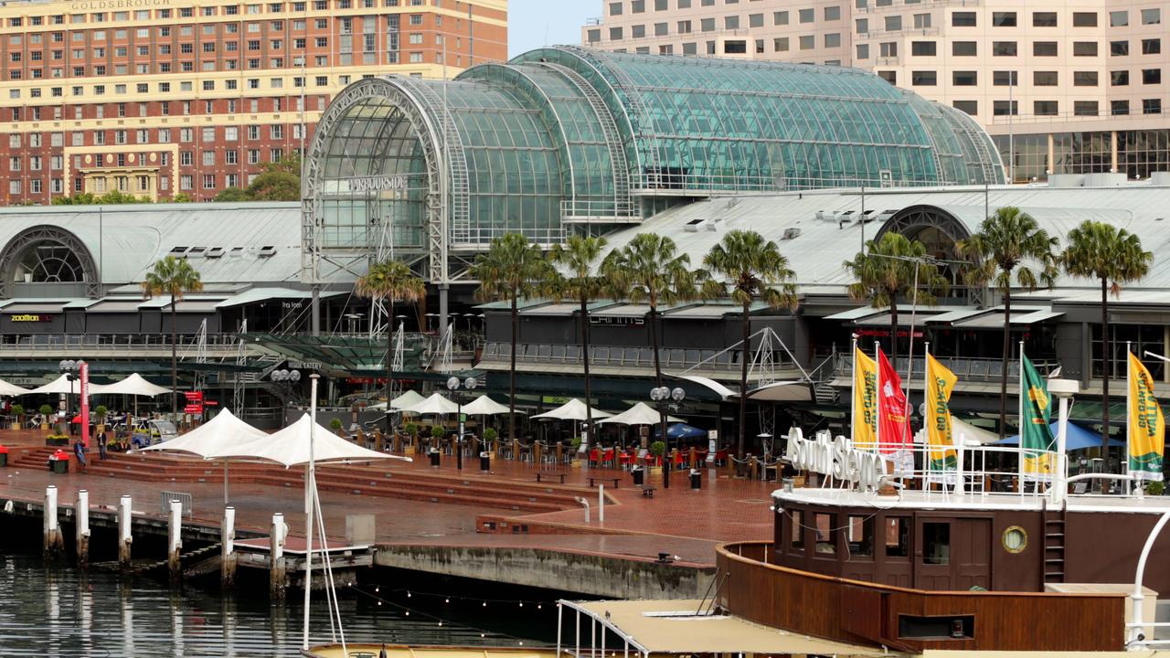 The Harbourside Shopping centre in Sydney’s Darling Harbour last day of trade will be on December 9. Picture: Sam Mooy