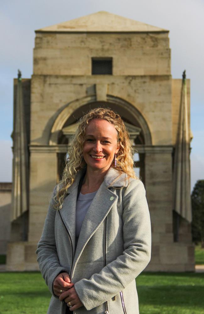 ‘It’s really exciting ... Rebecca Doyle, director of the Sir John Monash Centre, sees a whole new demographic visiting the centre and the Australian National Memorial at Villers-Bretonneux, France. Picture: Mathieu Herduin/Courrier Picard.