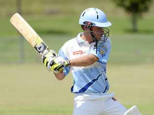 FIRED UP: Iluka opener Matt Farrell scored 43 of his side’s total of 88 against Wanderers in the LCCA major semi-final at Barry Watts Oval last weekend. PHOTO: DEBRAH NOVAK