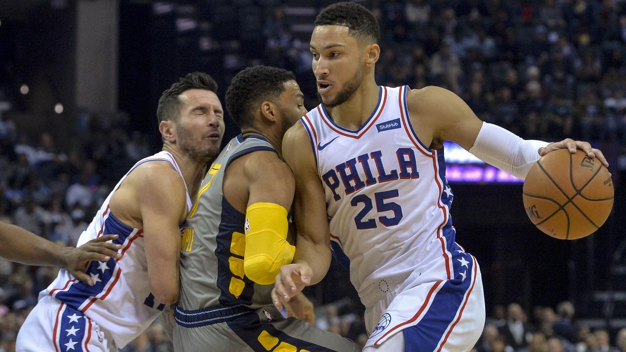 Philadelphia 76ers guard Ben Simmons is in action. Follow live!