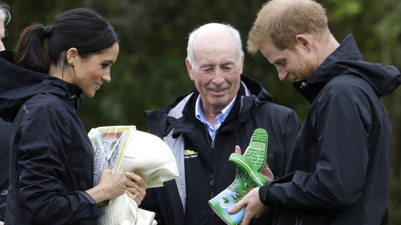 The royal baby hasn’t even been born and already has an impressive shoe collection. Credit: AP Photo/Kirsty Wigglesworth