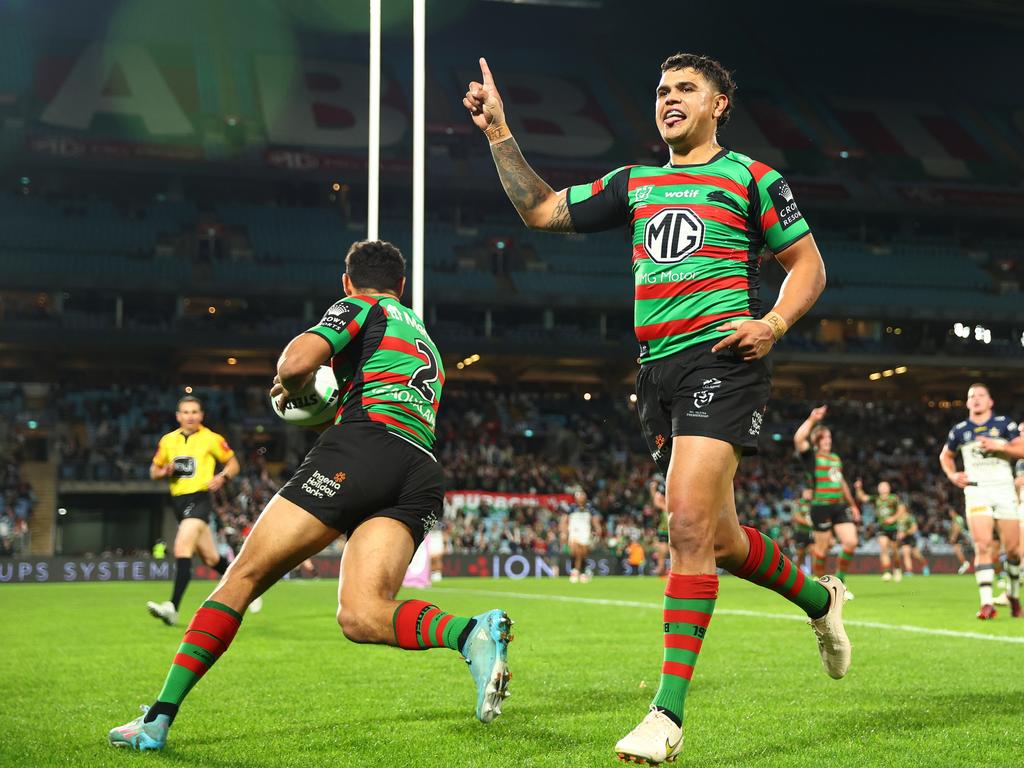 Latrell Mitchell (R) has been superb since returning from the USA. Picture: Mark Metcalfe/Getty Images