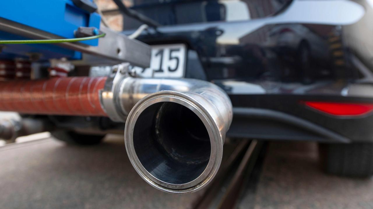 German prosecutors searched Volkswagen’s offices earlier this month over the long-running “Dieselgate” emissions cheating scandal. Picture: Thomas Kienzle/AFP