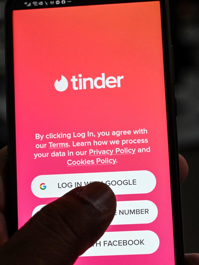 Tinder users have reported varying results on the dating app. Picture: AFP