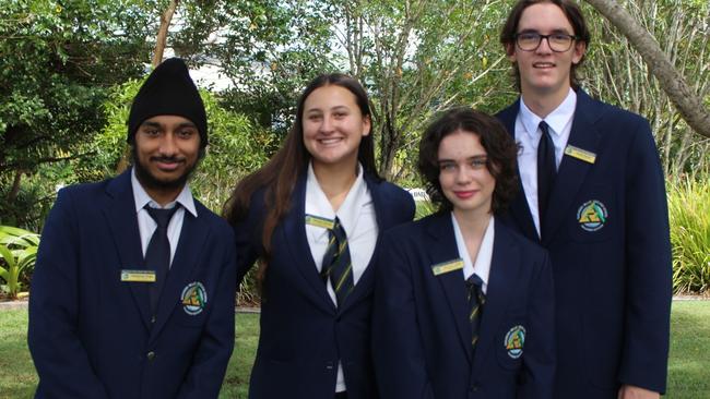 Narangba Valley State High School captains and vice captains. Picture: Supplied