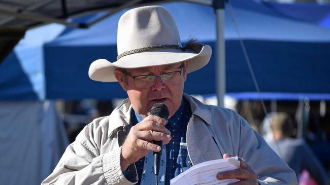 Callide MP Colin Boyce opened this years Mundubbera show. Picture: Philippe Coquerand