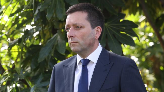 Victorian Liberal Leader Matthew Guy said the state government has failed at its ‘core business’. Picture: NCA NewsWire / David Crosling