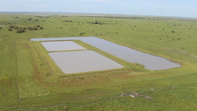 Project Sea Dragon trial pond at Legune Station, in Australia's Northern Territory SUPPLIED Seafarms