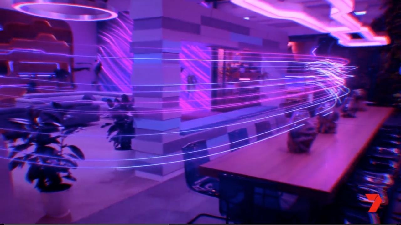 The dining table in the new Big Brother house.