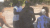 Rocks, edged weapon: Explosive scenes in wild NT carpark brawl