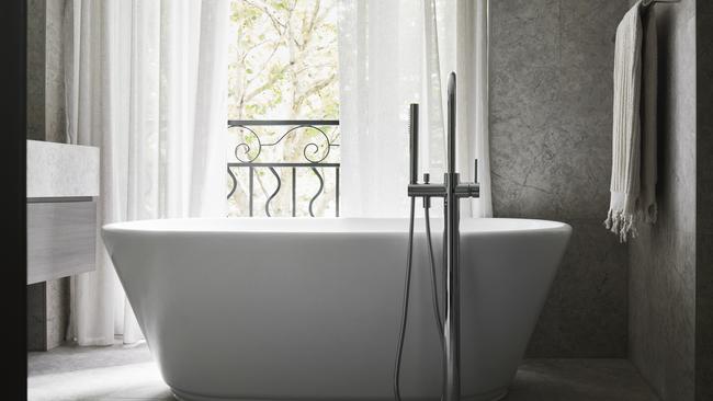 Bathtub with a leafy South Yarra outlook.