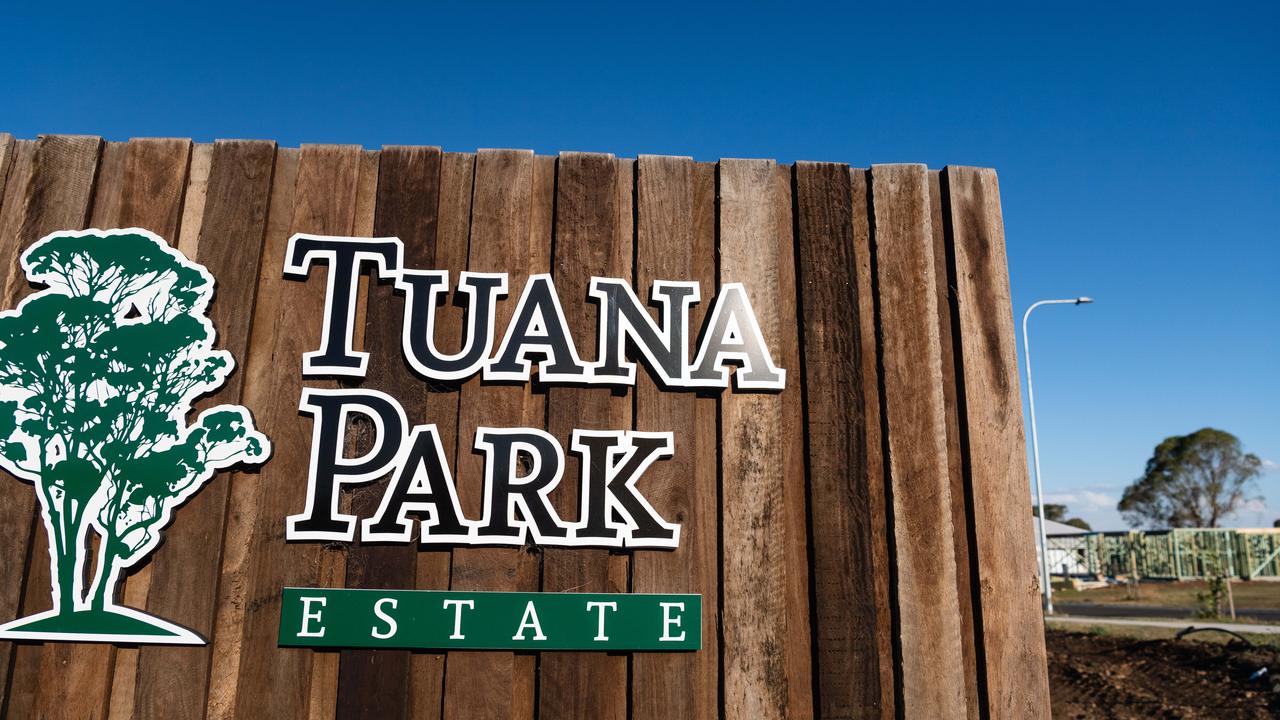 Tuana Park Estate is a new 30-home subdivision in Pittsworth, Friday, November 1, 2024. Picture: Kevin Farmer