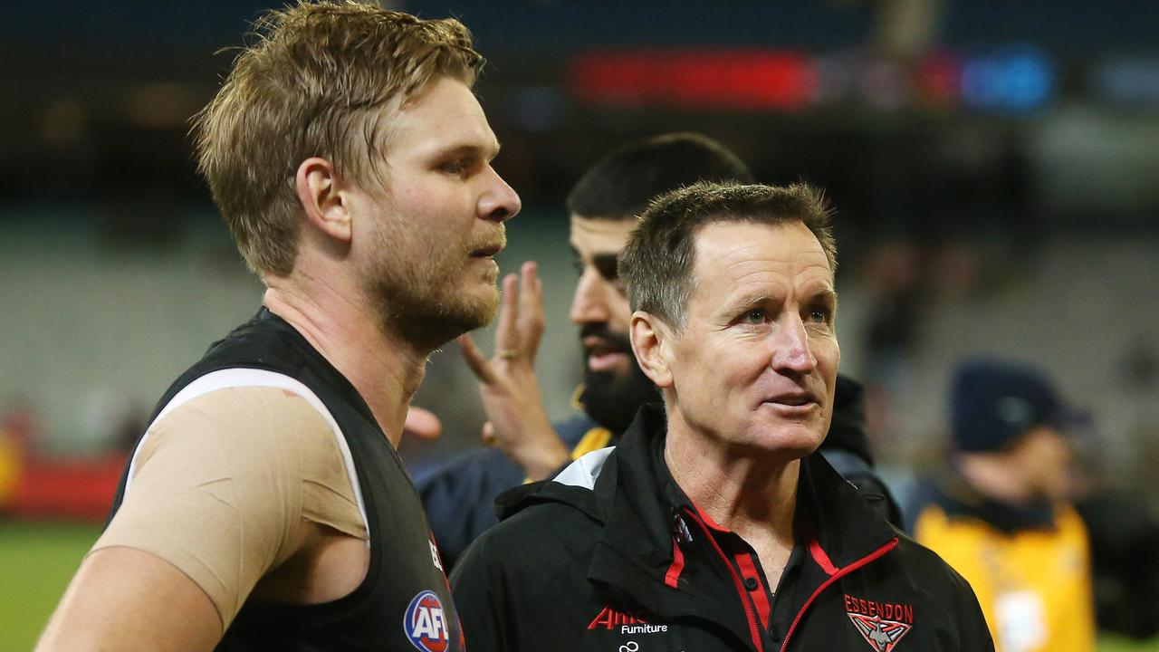 Hurley says Essendon owes John Worsfold a lot for his work in resurrecting it from the ashes of the supplements saga. Picture: Michael Klein