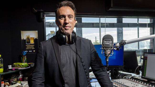 Gold FM breakfast host Christian O'Connell has turned up the heat in Melbourne’s breakfast radio wars. Picture: Jake Nowakowski