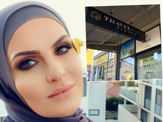 Travel World Sydney at Arncliffe director Zahra Rachid has been charged with 16 fraud offences after she allegedly took payments for overseas holidays but never made the bookings. Picture: Facebook